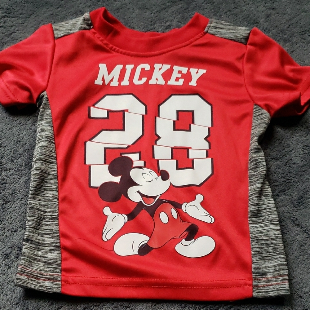 Mickey Mouse Red Kids Shirt